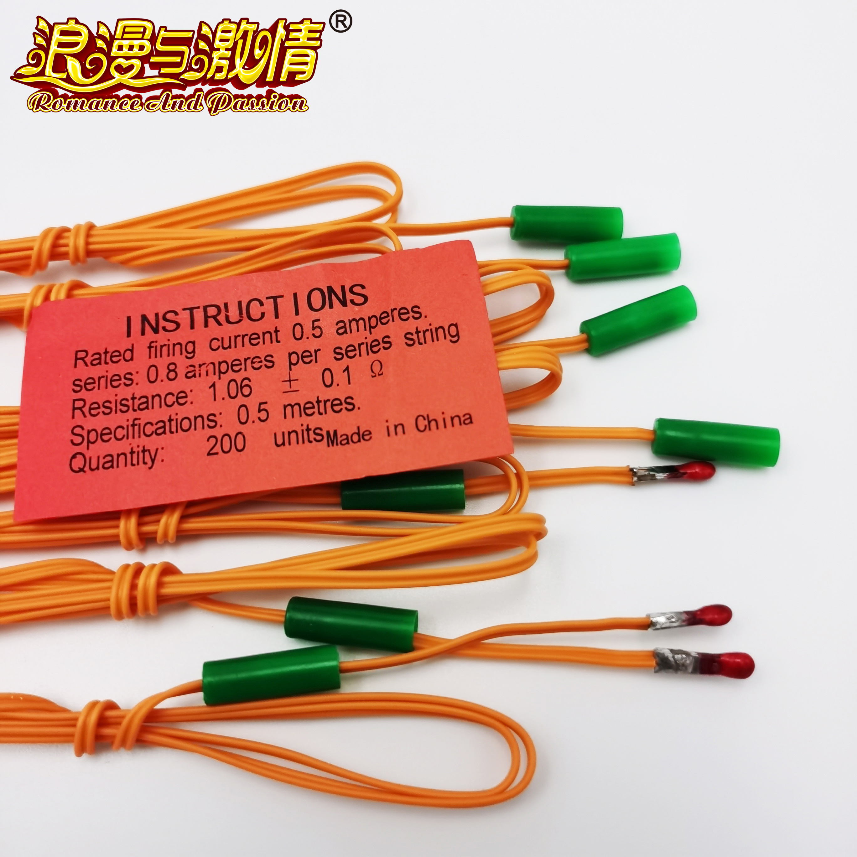 hight quality factory supplier 1.0m Incendio de fuego firework igniter professional fireworks display electric match igniter