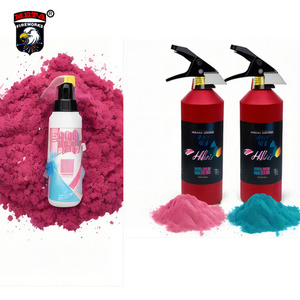 100g HEHE Girl or Boy Baby Gender Reveal Fire Extinguisher Iron can  100 450 250g Powder Smoke Color Blasters Wedding Confetti