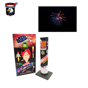 Hot selling high quality safe Reloadable Artillery Shells Pyrotechnics Fireworks 1.75'' crackling artillery shell fireworks