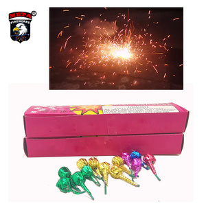 Chinese Popular Top Grade Firework With Pink Package Boxes And Colorful Tin Foil Wrapped Little Toy Pili Firecracker