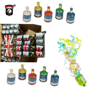 Hot-Selling High Quality poppers birthday party poppers air bottle Low Price Wedding Streamer Party Popper Toy Firework