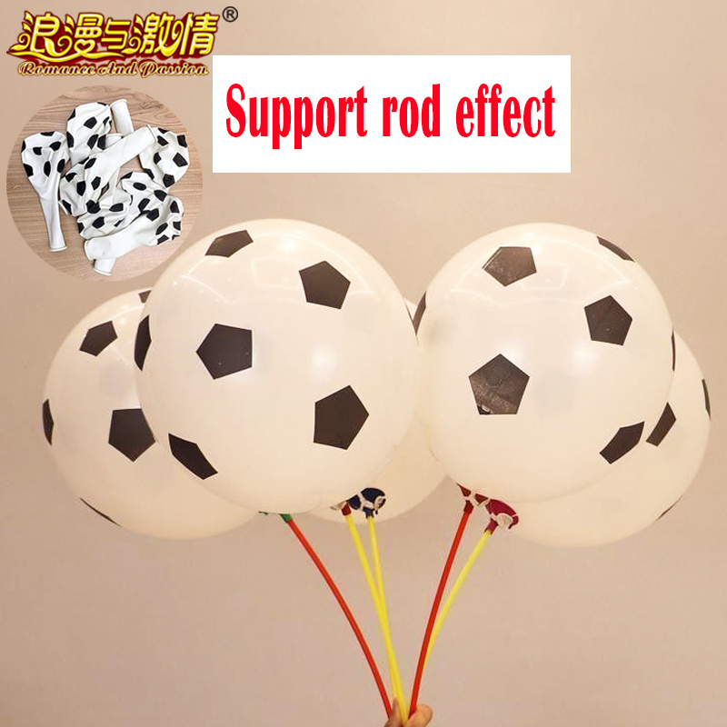 100Pcs 12inch Thickened Latex Soccer Mylar Cartoon Balloons Party Decoration Confetti Balloon Globos Cartoon Balloons