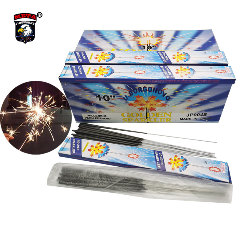 wholesale Fire works colorful pink green red blue silver golden electric coloured neon handheld cold sparkler sparklers for cake