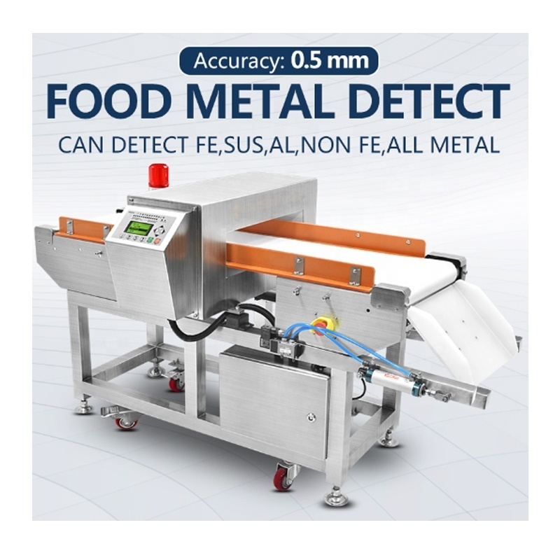 Top selling shrimp seafood frozen packaged products metal detector machine for food