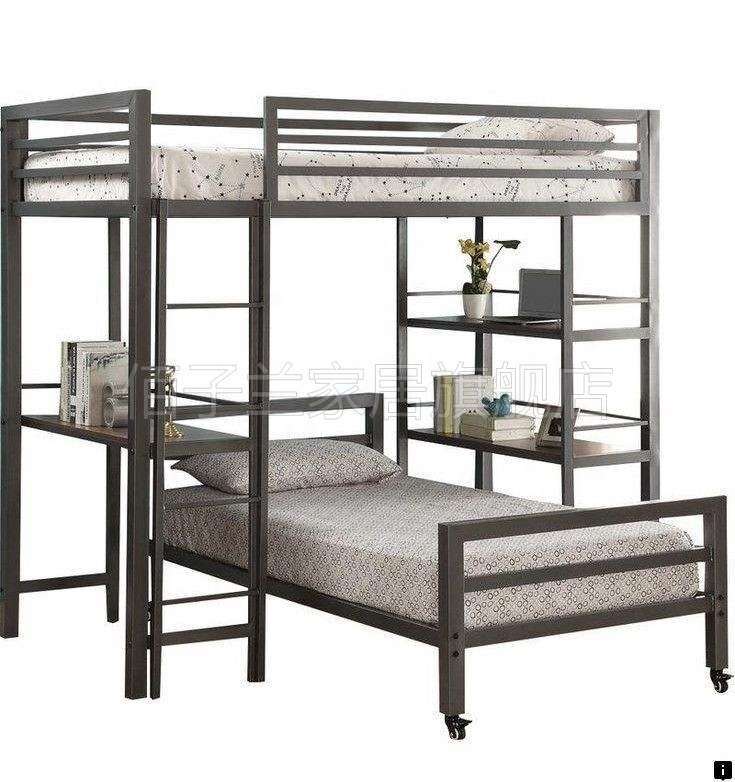 Single Queen King Dorm Adult Student Metal Bed Frame adult Loft bed School Home Hotel Hostel Use Bunk Bed