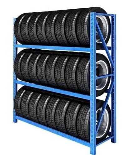 JZD heavy duty tire rack Store Shelves Rack Supermarket Tier rack garage shelving steel racking system warehouse storage shelves