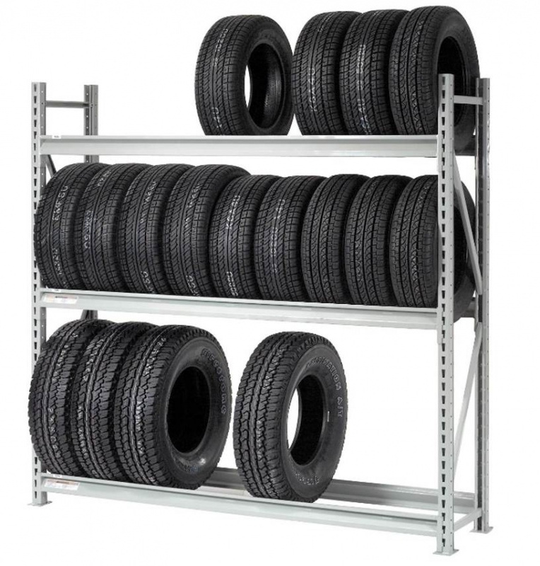 JZD heavy duty tire rack Store Shelves Rack Supermarket Tier rack garage shelving steel racking system warehouse storage shelves