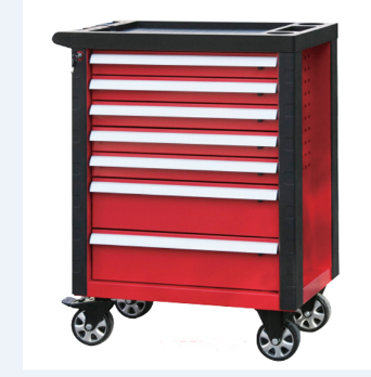 2024 JZD Workshop Garage Metal Tool Cabinet with tools/tool Trolley/ Tool Cart With Handle And Wheels