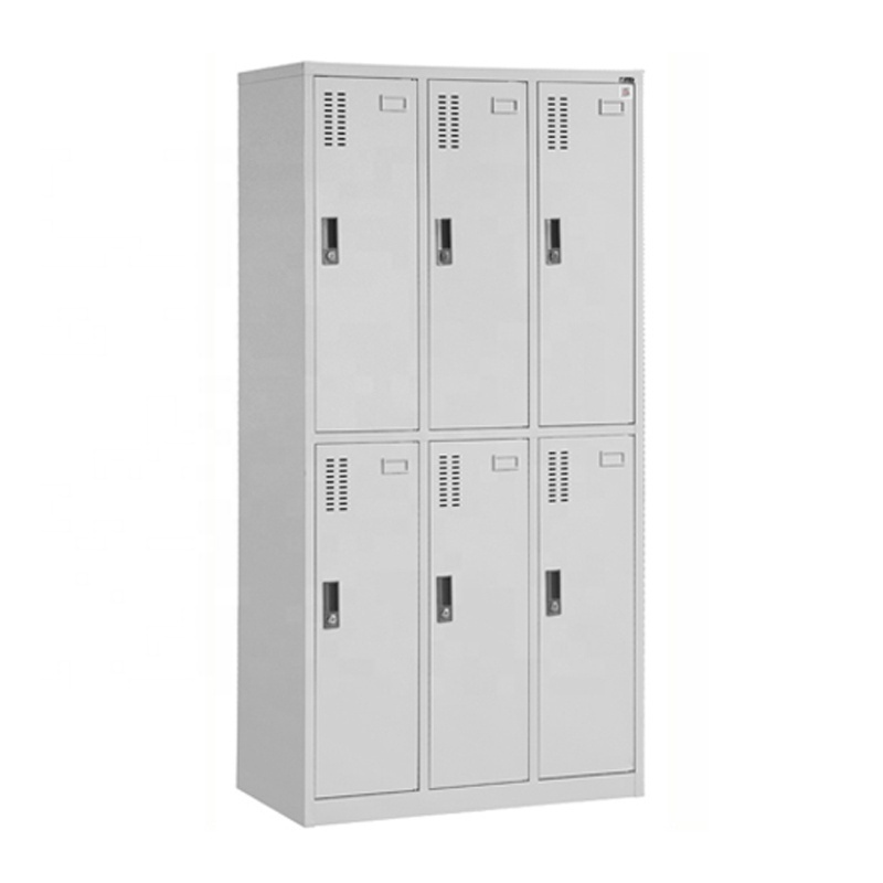 JZD steel locker for clothes bag shoes rust resistance metal locker cabinet for gym school office changing room