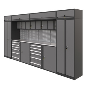 2024  workbench combo Workshop tool cabinet sets with tool master chest & cabinet garage cabinet steel tools garage locker