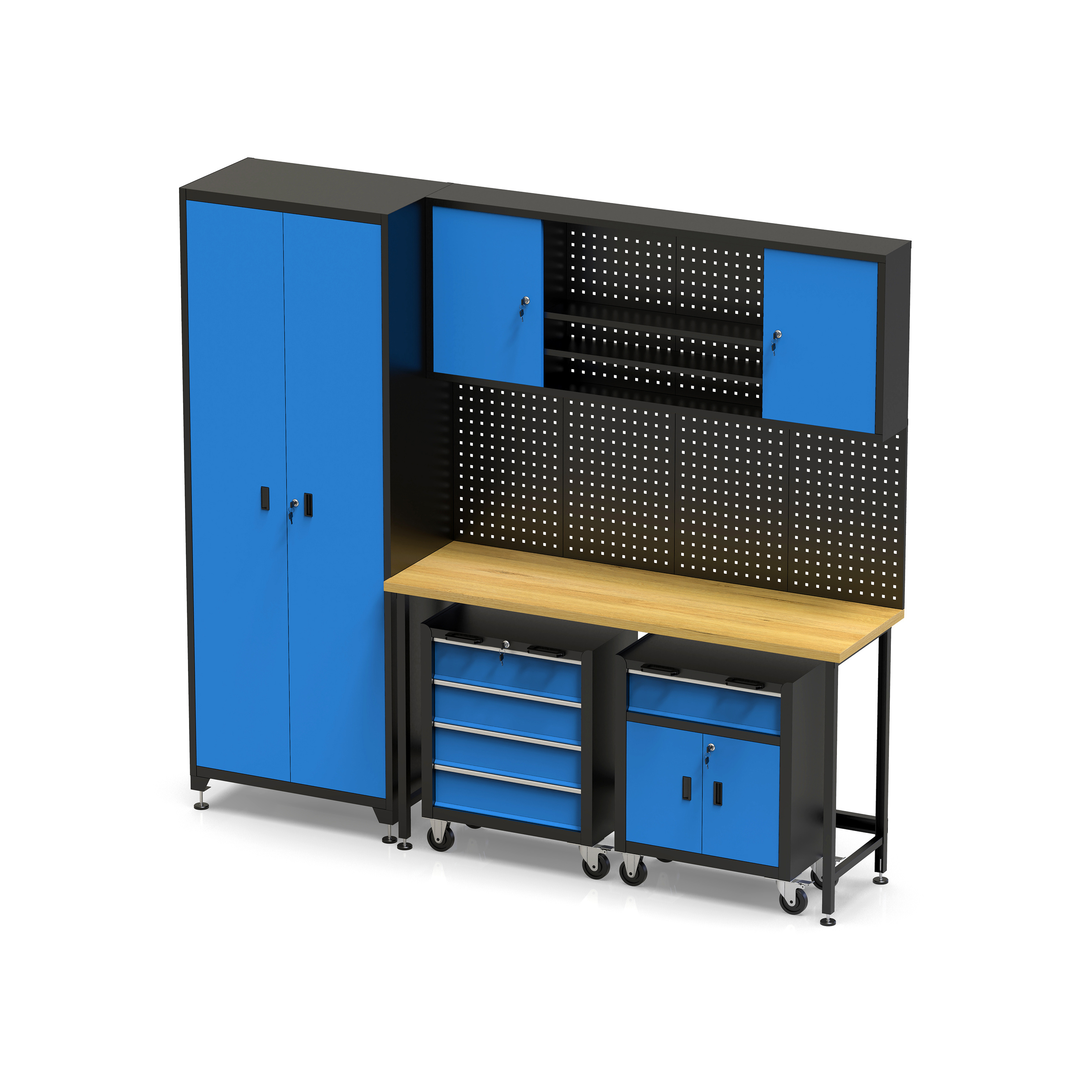 Removable large garage workbench for workshop steel combination tool cabinet for tools storage factory garage use tool box