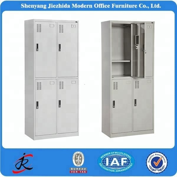 indian iron almirah modern metal clothes wardrobe steel 3 door gym school locker