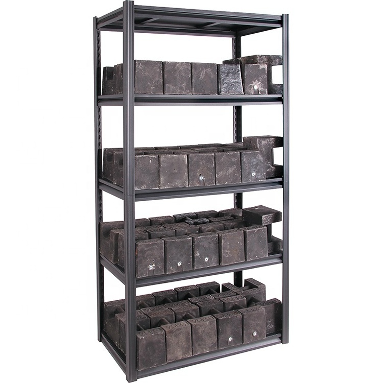 Light duty 5 tier iron storage rack metal shelves for office supplies