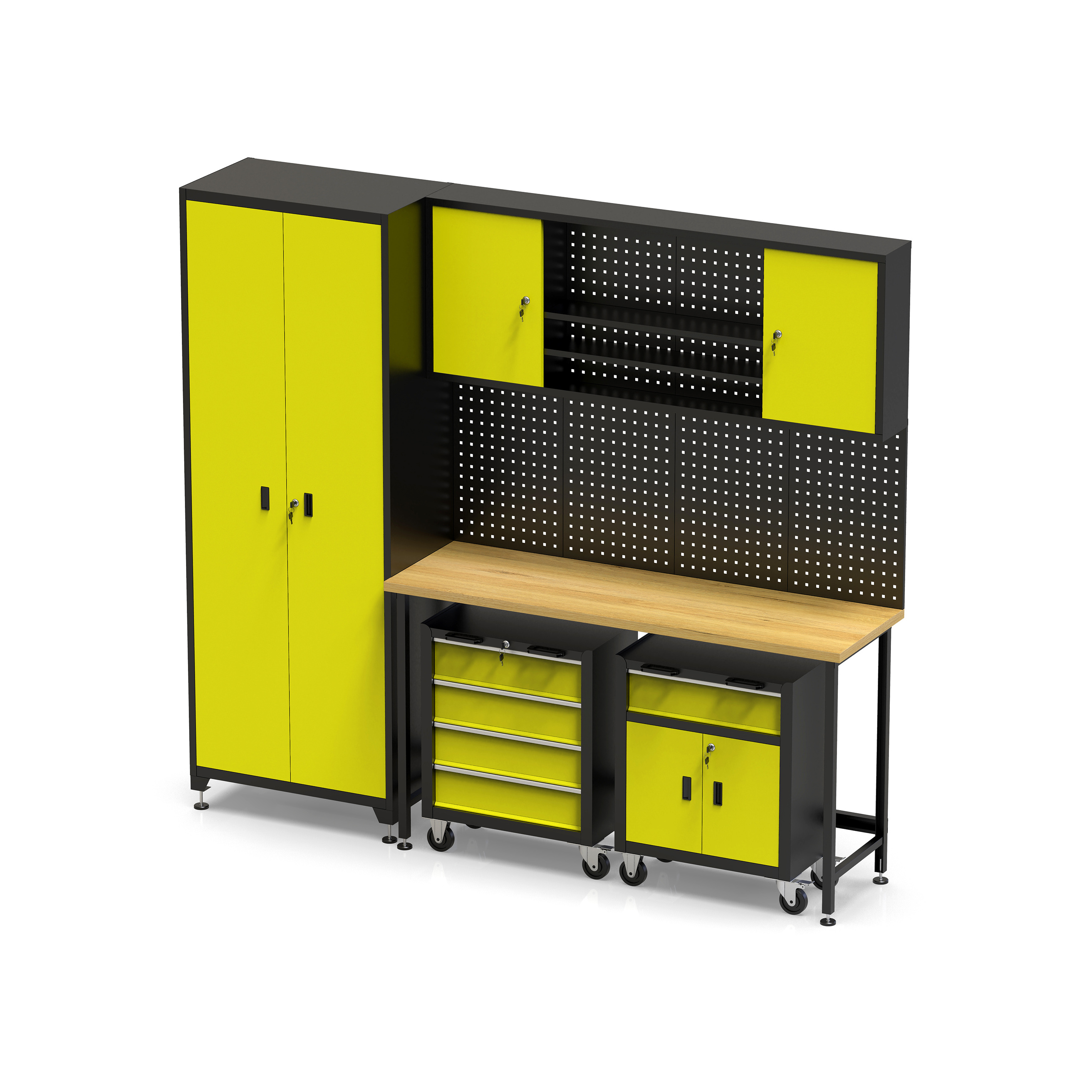 Removable large garage workbench for workshop steel combination tool cabinet for tools storage factory garage use tool box