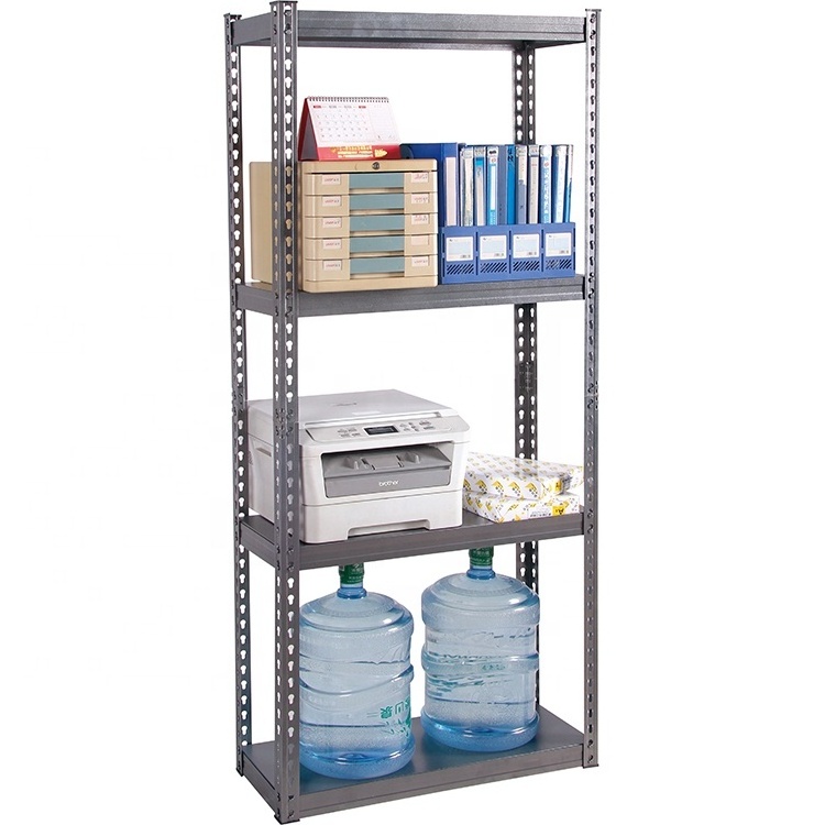 Light duty 5 tier iron storage rack metal shelves for office supplies