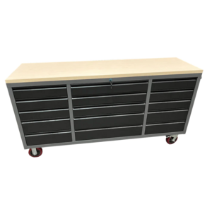 JZD factory Workshop Garage 72 inch tool chest Workstation rolling Metal tool box on wheels roller cabinet