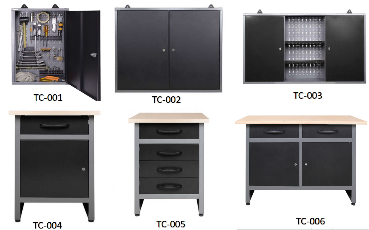 Removable large garage workbench for workshop steel combination tool cabinet for tools storage factory garage use tool box