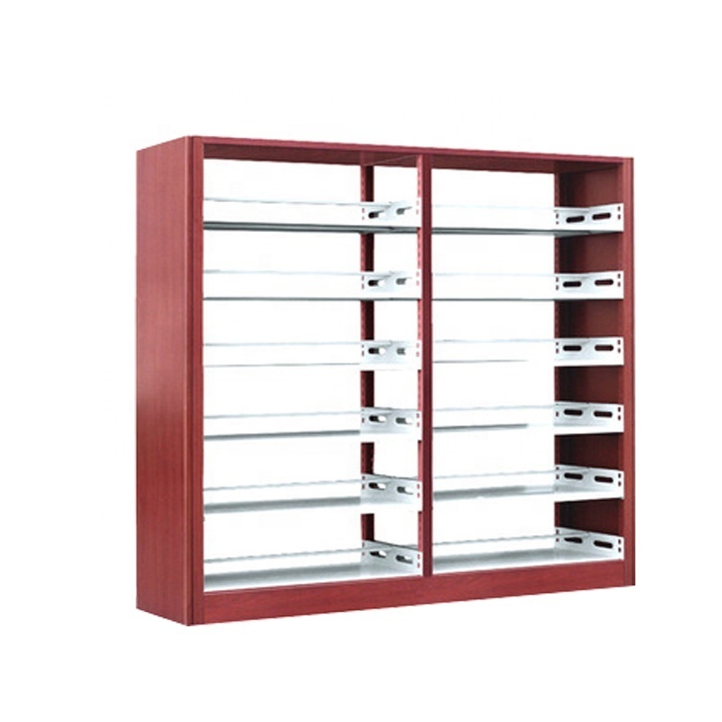 Detachable  fashion modern metal rotating office bookshelf by manufacturer with drawer and  ladder for library and store