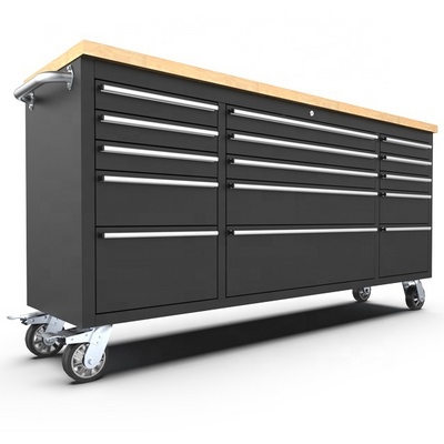 JZD Steel Garage Tool Trolley Cart Metal Tool Drawer Cabinet Storage Tool Box With Drawers