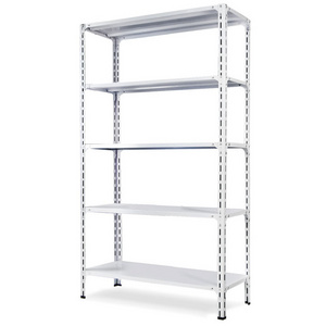 JZD Garage Shelving Shelves Unit Stacking Racks 5 Tiers Boltless Storage Racking For Home Office School Supermarket Garage