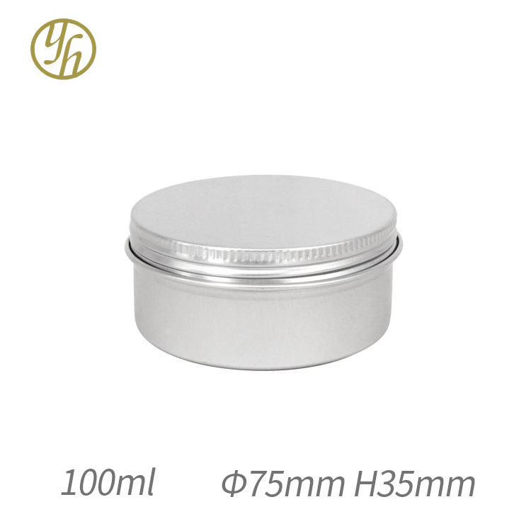 Customized aluminum box multi specification Custom tin box round wholesale Round Cosmetic Sample Metal Container