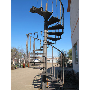 Antique Cast Iron Used Spiral Staircase for Sale