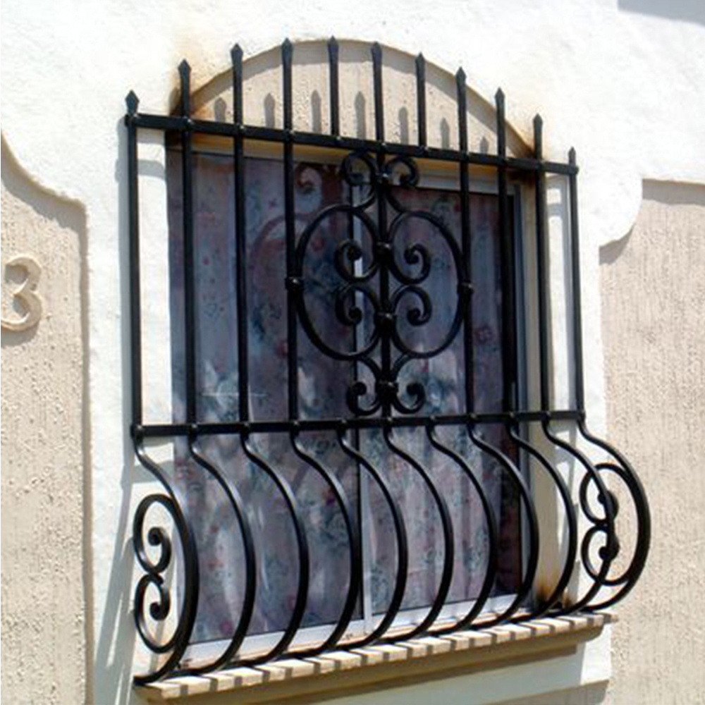 Decorative Wrought Iron Window Grill/ Wrought Iron Window Grill Design