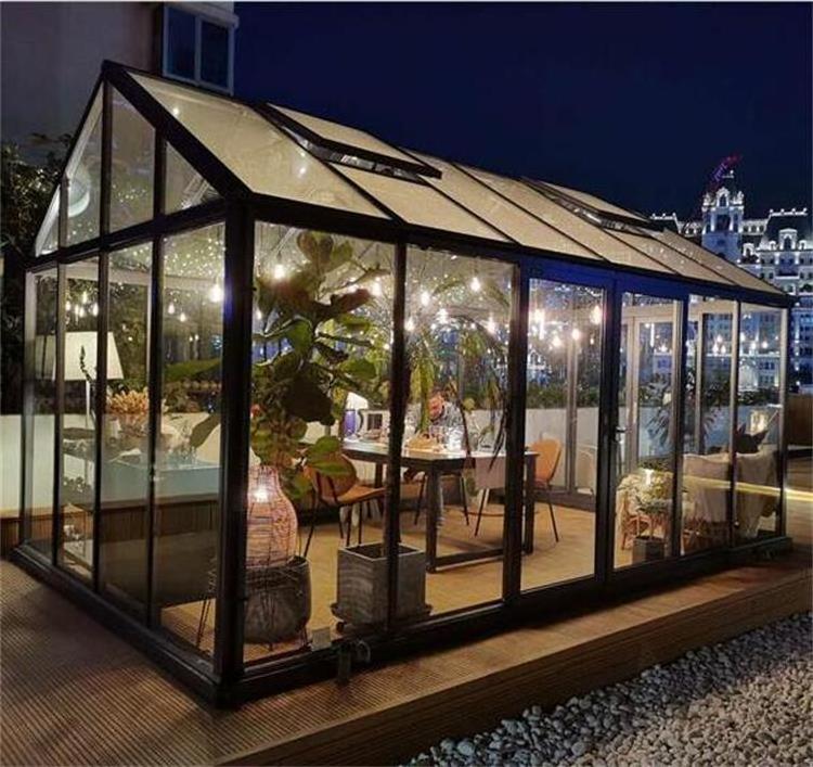 Wrought Iron Steel Sunroom Garden Gazebo Flower House