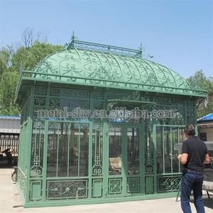 Garden Steel Victorian Prefabricated Conservatory Glass Gazebo