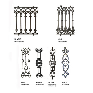 stainless steel decorative metal cast iron stair balusters railings wholesale