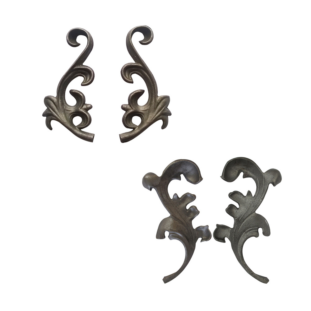 steel gate ornaments Ornamental fence cast steel ornaments