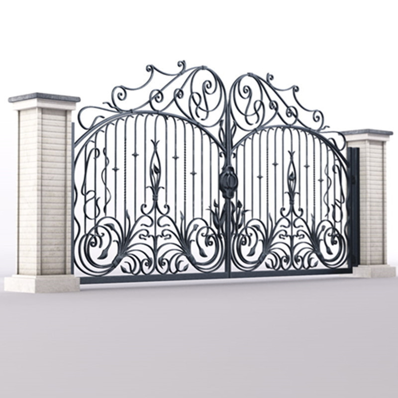 Decorative Small Wrought Iron Gate Design