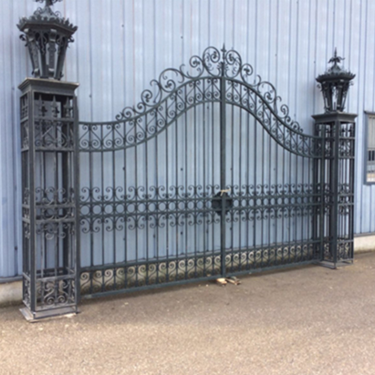 Engineered Luxury Wrought Iron Latest Main Gate Designs