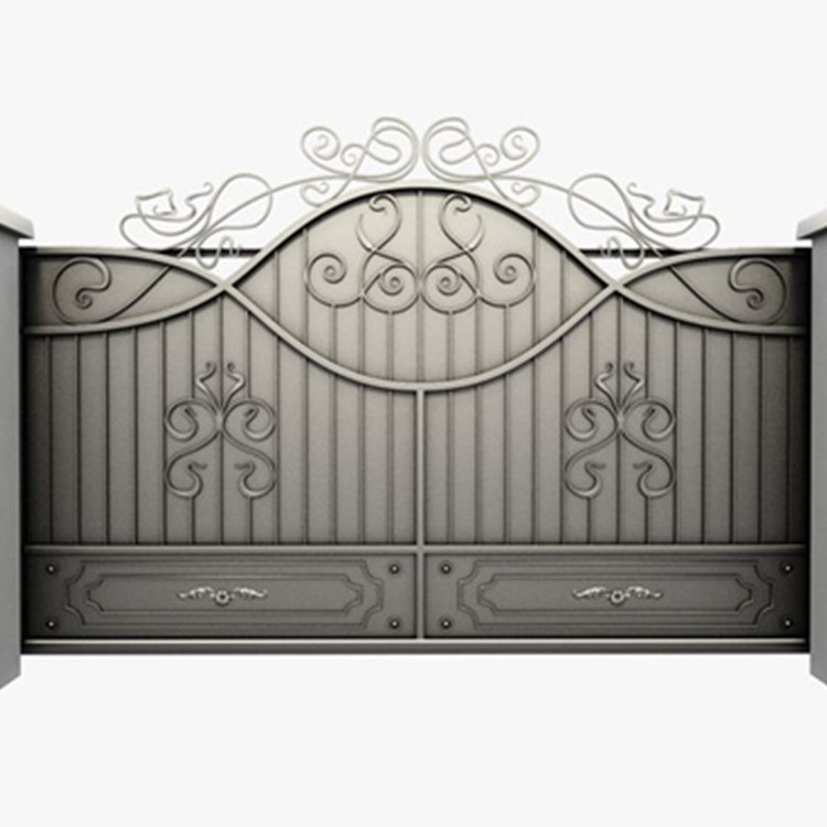 Engineered Luxury Wrought Iron Latest Main Gate Designs