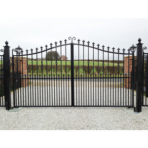 Outdoor Garden Wrought Iron Simple Gate Design for Home