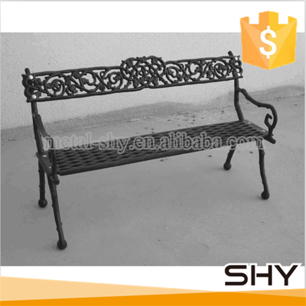 metal outdoor cast iron garden bench