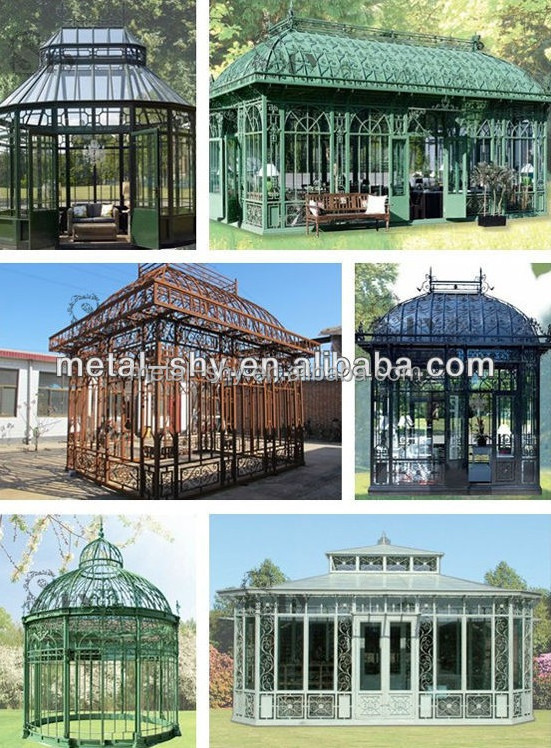 garden house wrought iron gazebos for sale