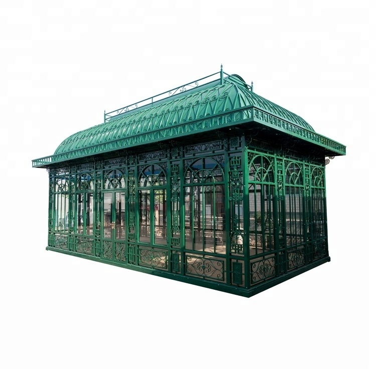 garden wrought iron pavilion, dome gazebo for sale