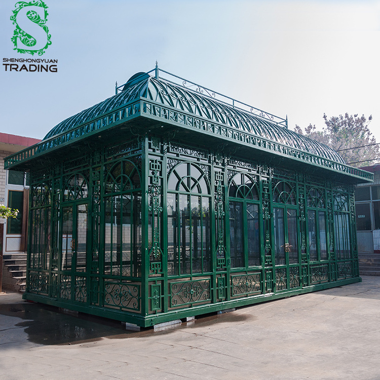 Wrought Iron Winter Garden Orangery Greenhouse