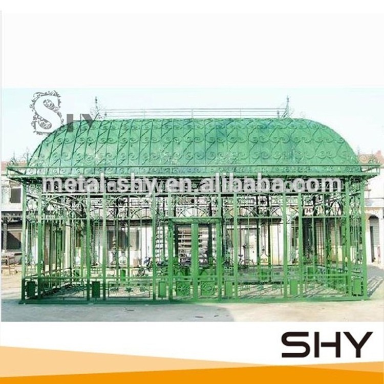 steel green house, galvanized iron gazebo