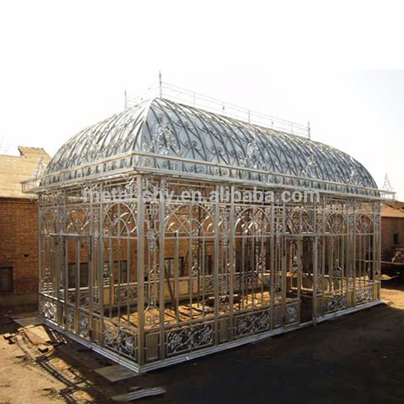 steel green house, galvanized iron gazebo