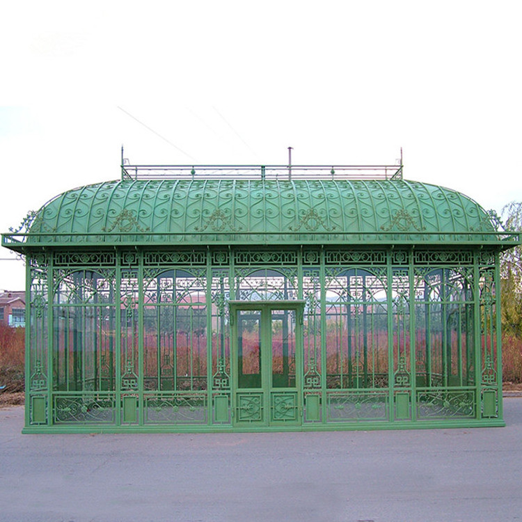 A Outdoor Industrial Venlo Steel Wrought Iron Winter Garden Wedding Pavilions Gazebos Greenhouses Glasshouses Conservatory