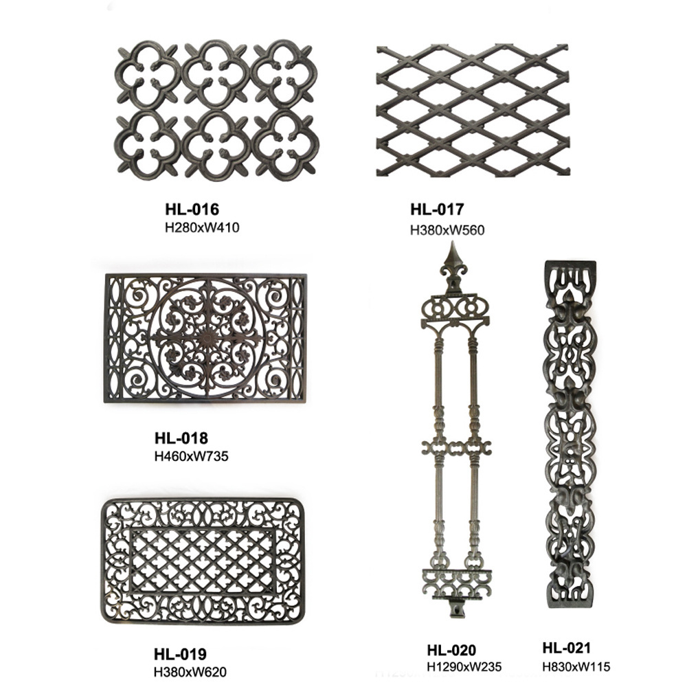 stainless steel decorative metal cast iron stair balusters railings wholesale