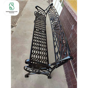 metal outdoor cast iron garden bench