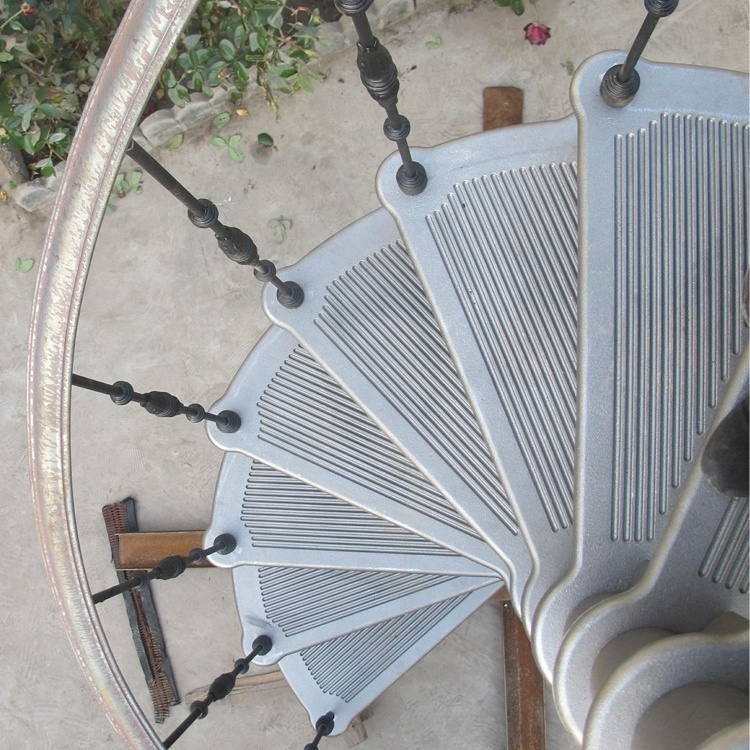 Cast iron staircase design,  outdoor spiral staircase kits