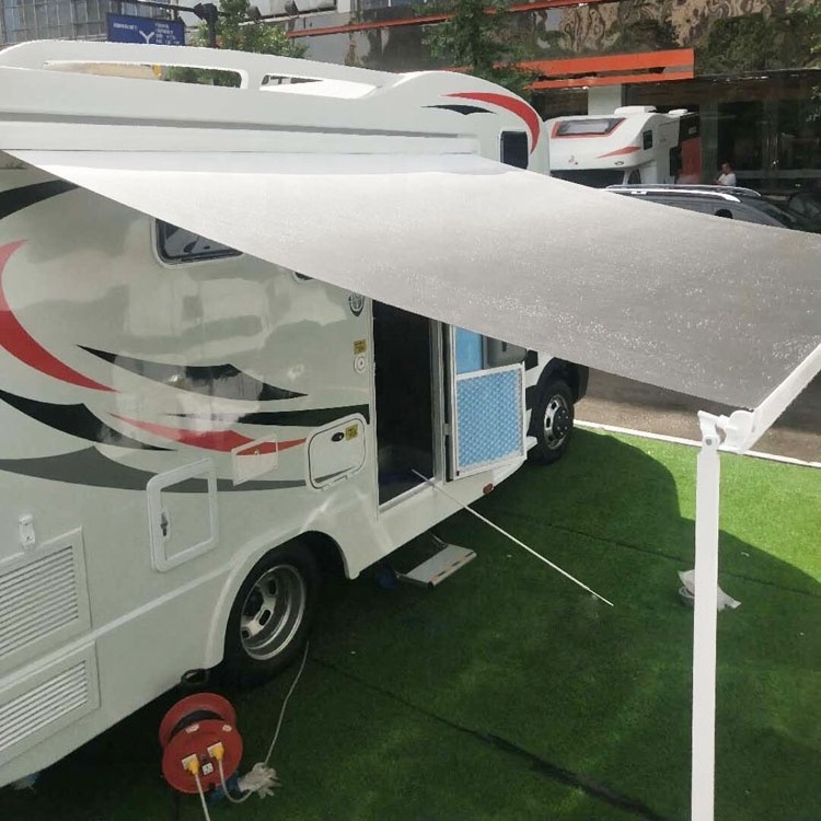 Motorized Manual Camping Awning Retractable Aluminum Cassette Rv Exterior Accessories Camper Van Caravan Awnings For Campers