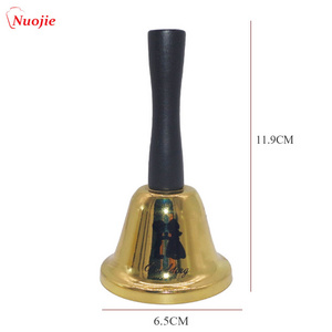 8 "hot sale high quality brass bell hand bell for school church