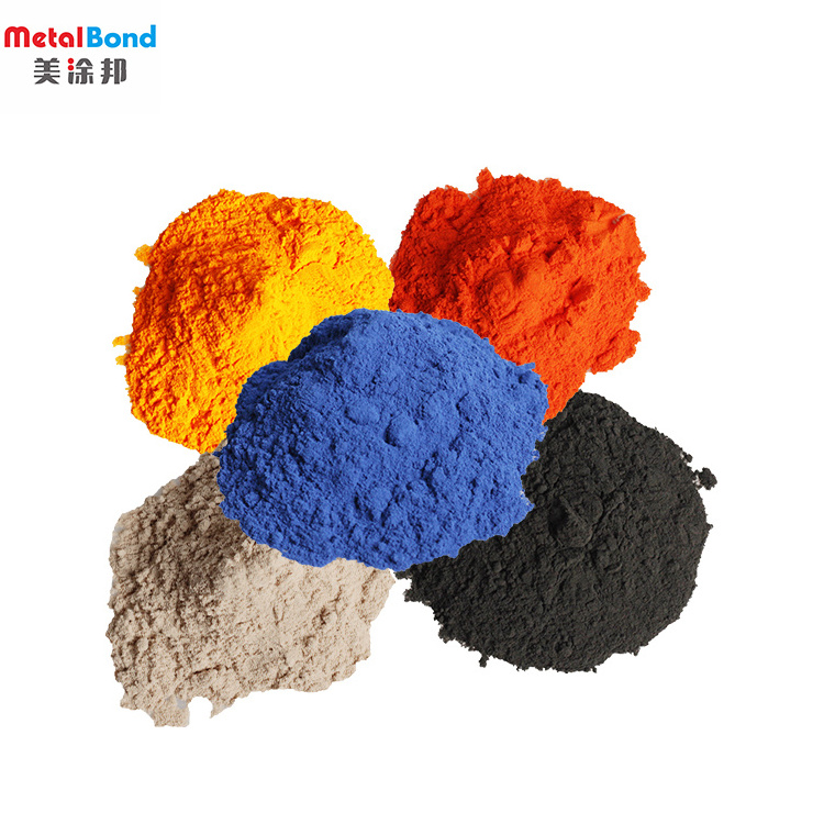 Bonding Glossy Smooth Powder Coating Ral 8005 Color Coating Powder Paint Chrome