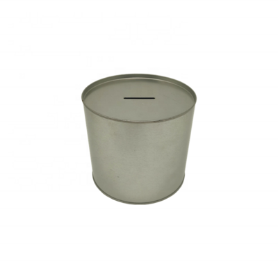 metal coin bank money box round tin can coin bank round tin box