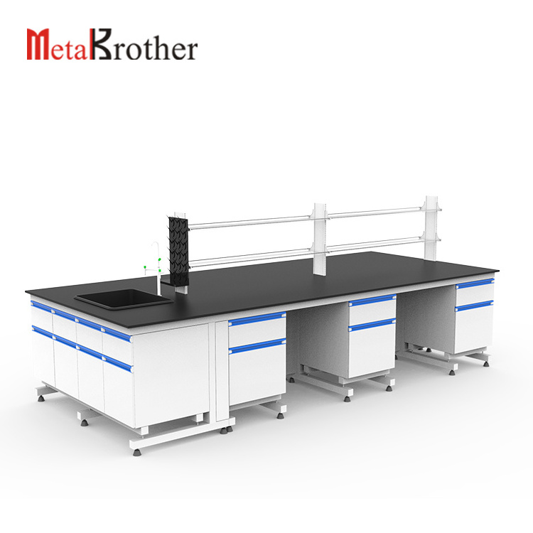 Factory Made Island Bench Dental Cabinet With Sink Laboratory Furniture Workbench